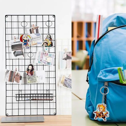 Cute Anime Keychain（6 Pcs） Wallets Backpack Scary Decorations Accessories Gifts Cartoon Skull Horror Movie Keychain Decor Merch Christmas Stuff for Teens in Saudi Arabia