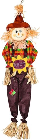 60" Hanging Scarecrow with Sunflower Design in Saudi Arabia