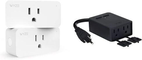 Wyze Plug, 2.4GHz WiFi Smart Plug, Works with Alexa, Google Assistant, IFTTT, No Hub Required, One-Pack, White – A Certified for Humans Device in Saudi Arabia