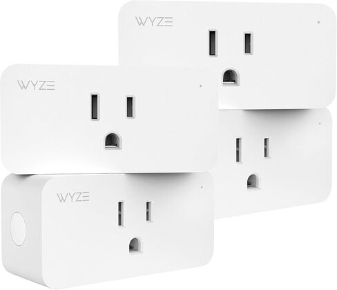Wyze Plug, 2.4GHz WiFi Smart Plug, Works with Alexa, Google Assistant, IFTTT, No Hub Required, One-Pack, White – A Certified for Humans Device in Saudi Arabia