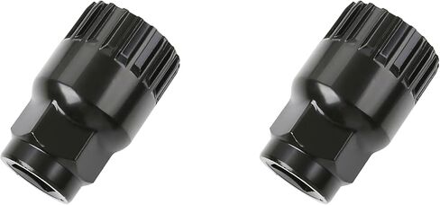 قطعتان من أداة إزالة الأكمام السفلية للدراجة من أجل Shimano FSA, LP, VP - متوافقة مع Octalink,ISIS (أسود) in Saudi Arabia