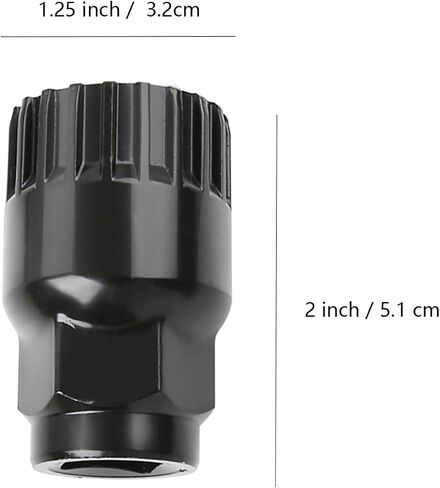 قطعتان من أداة إزالة الأكمام السفلية للدراجة من أجل Shimano FSA, LP, VP - متوافقة مع Octalink,ISIS (أسود) in Saudi Arabia