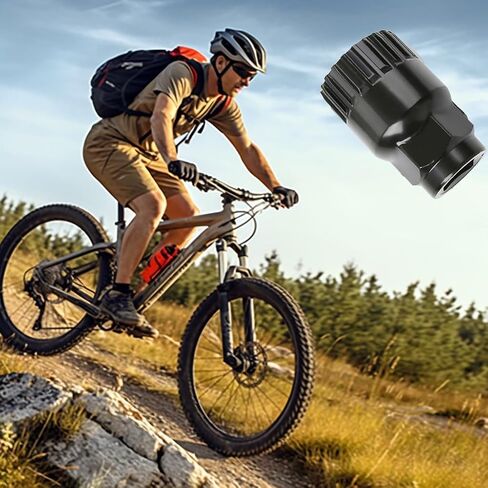 قطعتان من أداة إزالة الأكمام السفلية للدراجة من أجل Shimano FSA, LP, VP - متوافقة مع Octalink,ISIS (أسود) in Saudi Arabia
