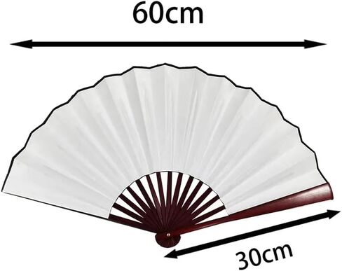 12V10 بوصة (طول 60 * 30 سم، 93 جم) مع سلك مخفي LED مروحة يد صينية قابلة للطي أداء مسرحي وحفلات أعياد الميلاد وحفلات الزفاف وديكور المنزل وملهى ليلي مروحة دعامة ضوء الفلورسنت (أزرق) in Saudi Arabia