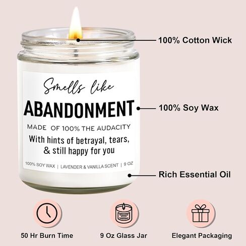 Candle, Coworker Leaving Gifts for Women Men, Goodbye Gifts for Coworkers, Going Away Gifts for Coworkers Women, Farewell Gifts for Coworkers, Moving Away Gifts for Friends, Leaving Job in Saudi Arabia
