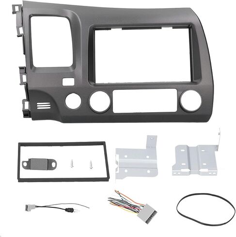 Aramox 2DIN Radio Dash Kit with Wiring Harness Car Stereo Navigation DVD Frame Fit for Honda Civic 2006‑2011 in Saudi Arabia