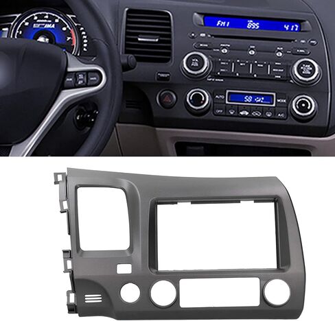 Aramox 2DIN Radio Dash Kit with Wiring Harness Car Stereo Navigation DVD Frame Fit for Honda Civic 2006‑2011 in Saudi Arabia
