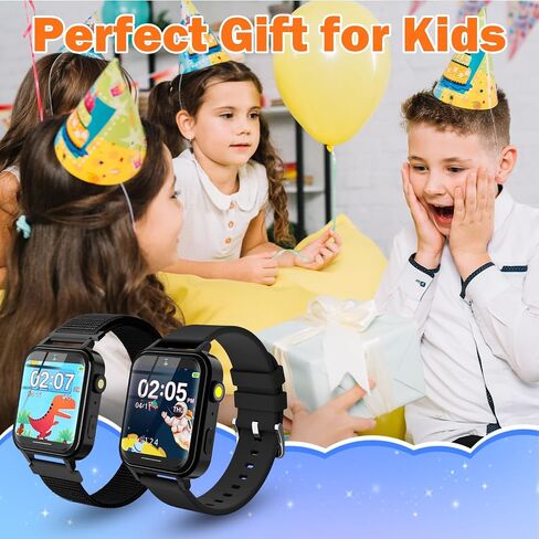 Kids Smart Watch, Smart Watch for Girls 3-14 Year Old, 30 Puzzle Games, Touch Screen, HD Camera, Music Video Toy with Flashlight, Educational Toys Birthday Gifts for Girls Boys Ages 7 8 9 10 Pink in Saudi Arabia