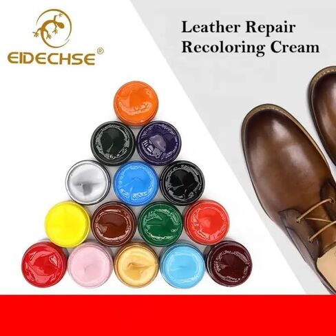 Eidechse | Leather Repair Kit | Recoloring Cream and Application Tool (Dark Red) in Kuwait