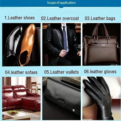 Eidechse | Leather Repair Kit | Recoloring Cream and Application Tool (Dark Red) in Kuwait