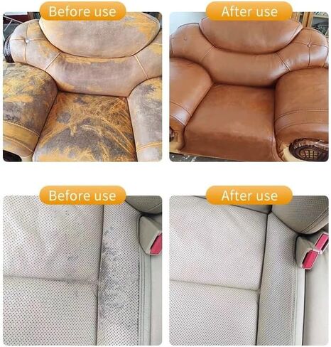 Eidechse | Leather Repair Kit | Recoloring Cream and Application Tool (Dark Red) in Kuwait