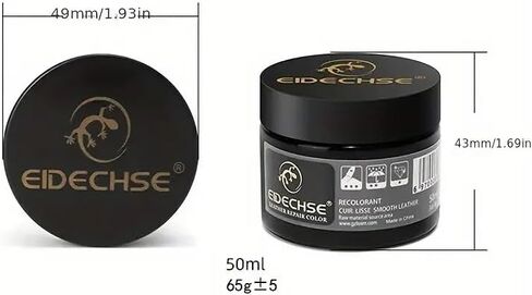 Eidechse | Leather Repair Kit | Recoloring Cream and Application Tool (Dark Red) in Kuwait