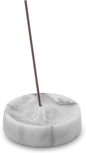 Bursera Black Marble Incense Holder, Tree Planted with Every Order, Italian Carrara Black Marble Tray Incense Burner, Home and Desk Incense Stick Holder and Modern Decor in Saudi Arabia
