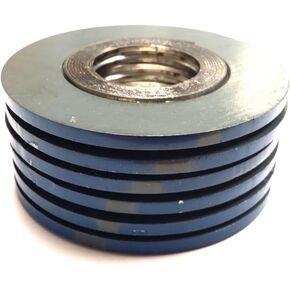 Sterling Seal & Supply SSS 9000.750347GR300X6 حشية الجرح الحلزونية، أنبوب 3/4 بوصة، فلنجات فئة 300، لفات 347SS، جرافيت مرن للتطبيقات مع ركوب الدراجات الحرارية وتغيرات الضغط (عبوة من 6) in Kuwait