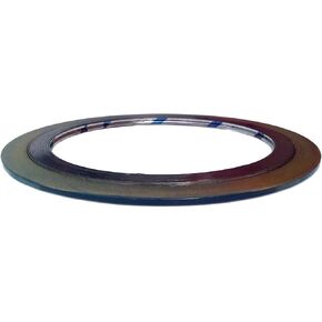 Sur-Seal, Inc. Teadit 90003347GR600 حشية ملفوفة حلزونية، أنبوب 3 بوصة، فلنجات فئة 600، ملفات 347SS، جرافيت مرن للتطبيقات مع ركوب الدراجات الحرارية وتغيرات الضغط in Kuwait