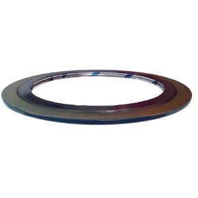 Sur-Seal, Inc. Teadit 90006347GR300 Spiral Wound Gasket, 6" Pipe, Class 300 Flanges, 347SS Windings, Flexible Graphite for Applications with Thermal Cycling and Pressure Variations