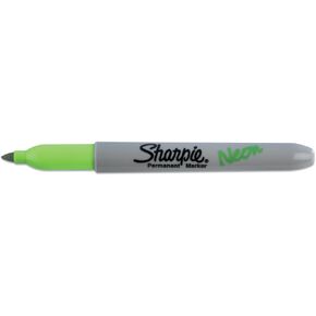 SHARPIE Neon Fine Point Permanent Marker, Open Stock, Green (1860447)