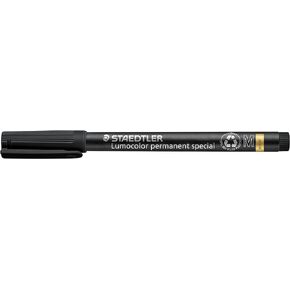 Staedtler Lumocolor Special, Medium, Permanent Marker For Coated surfaces and Glass, Black 319 M-9 (319 M-9 VE)
