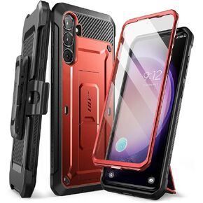 حافظة SUPCASE لهاتف Samsung Galaxy S23 FE مع حامل ومشبك حزام، [Unicorn Beetle Pro] [واقي شاشة مدمج] [حماية من الدرجة العسكرية] حافظة هاتف متينة شديدة التحمل لهاتف Galaxy S23 FE، أسود in Kuwait