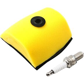 Motorcycle Air Filter 17213-KPS-900 & Spark Plug Compatible with Honda CRF150F 2003-2017 CRF230F 2003-2019