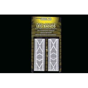 Jogalite Cross Training Reflective Leg bands (pair) -White