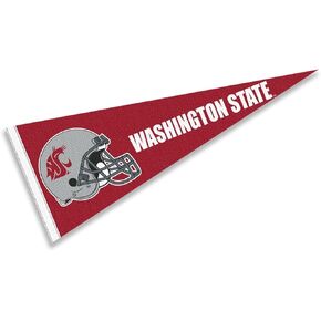Washington State Cougars Football Helmet 12 in X 30 in Pennant