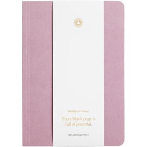 Daily Small Notebook, Lined Journal Notebook, Work Notebook for Productivity and Mindfulness, Soft Cover A5 Journal for Writing Notes, 144 Pages, Black Notebook - Intelligent Change