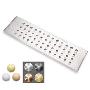 Tungsten Carbide Wire Wire Drawplate Drawplate Tungsten Carbide Round Draw Plate For Jewelry Making Tungsten Carbide Wire For Multitools Drawplate - 52 Round Holes 0.26 To 4.10Mm