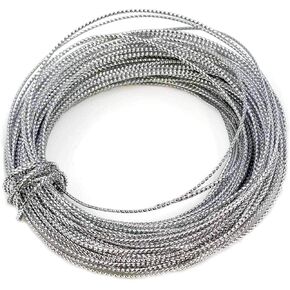 Darice BOW3040, 50 FT, Bow Wire, Silver