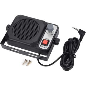 Mobile Ham Radio Transceiver,Mini Walkie Talkie Car Mobile Radio External Speaker for Motorola Two Way Radio for YAESU for ICOM