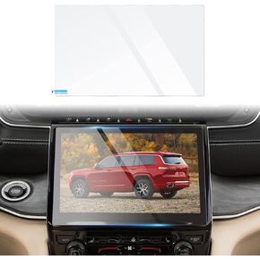 Autorder Screen Protector for Jeep Grand Cherokee L 2021 2022 2023 2024 Tempered Glass 9H Navigation Display Touchscreen Protective Film(10.1-Inch)