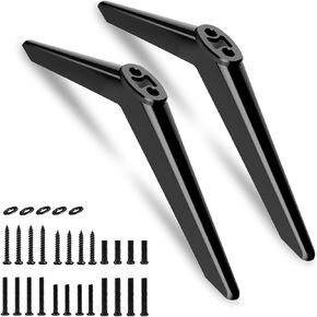 TV Stand Legs for RCA TV Replacement Stand Base for RCA RTU5540 RTU5540-D RTU5540-B RLDED5098-B RLED3221-D RTR4360-US PLED3996A-E TV Legs Replacement for RCA TV with Screws (Upgraded Version)