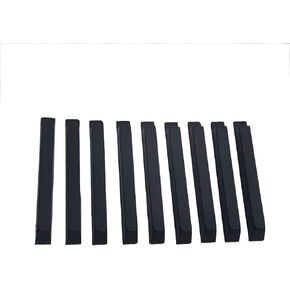 Piano Replacement Keys Black Piano Key Matte Keys PVC Frosted A Total of 36