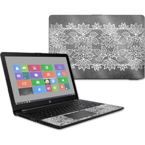 MightySkins غلاف لامع للكمبيوتر المحمول HP 15t مقاس 15.6 بوصة (2017) - دانتيل زهري | لمسة نهائية لامعة واقية ومتينة شديدة اللمعان | سهلة التطبيق والإزالة وتغيير الأنماط | صنع في الولايات المتحدة الأمريكية