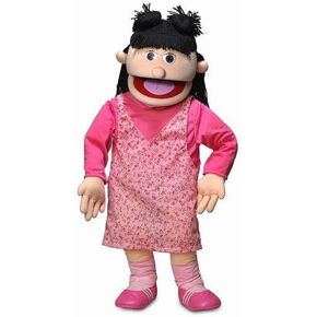 30" Susie, Peach Girl, Professional Performance Puppet with Removable Legs, Full or Half Body