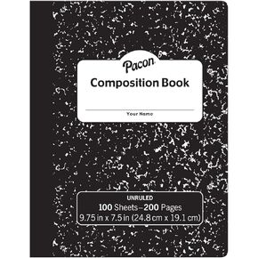 Pacon PACMMK37145 Unruled Compositon Book