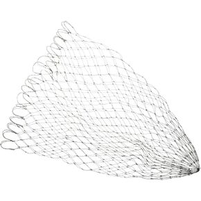 PATIKIL Fishing Net Replacement, Dia.15.7" PE Replacement Mesh Landing Fish Nets for Freshwater Saltwater Fishing, Gray