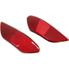 95863110500 Rear Bumper Reflector Light, 2PCS Car Tail Warning Light Red Replacement for Cayenne 2011‑2014