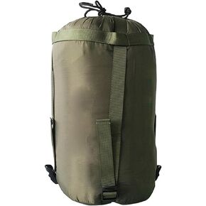 Compression Stuff Sack, Lightweight Nylon Sleeping Bag Space Saving Stuff Sack, Travel Carry Storage Stuff Sack, Sleeping Bags Clothes Organizer for Camping Hiking Backpacking(Army Green)