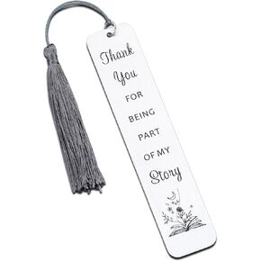 Thank You Appreciation Gift for Women Men Graduation Appreciation Gifts for Teacher Retirement Gifts for Coworker Mentor Christmas Gifts for Book Lover Friends Thank You for Being Part of My Story