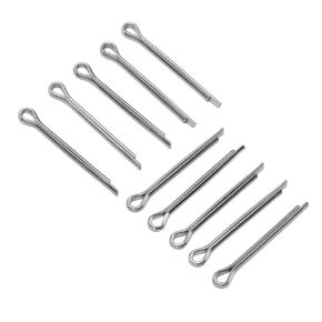 10Pcs Set Bike Disc Brake Pads Lock Pins Rustproof Stainless Steel Split Cotter Lock Pin, Brake Pad Pin, Cotter Pins