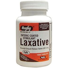 Major Laxative Bisacodyl 5mg 1000 Tabs
