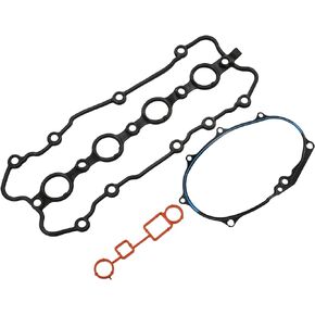 X AUTOHAUX 1 Set VS50685R Engine Valve Cover Gasket for Audi A3 2.0L 2006-2008 for Audi A4 2.0L 2005-2008