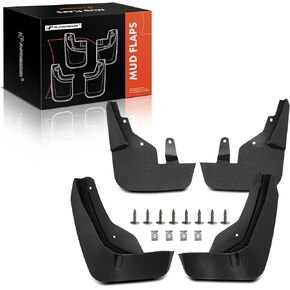 A-Premium Set of 4PCS Mud Flaps Splash Guards Mudflaps Mudguards with Hardware Kits Compatible with Chevrolet Tahoe, Suburban & Yukon Yukon XL, 2021 2022 2023, Front & Rear (Driver and Passenger Side)