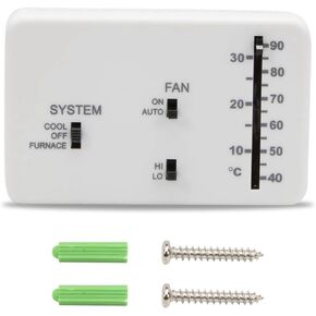 Shkalacar RV Thermostat Replacement for Dometic 3106995.032, RV Analog Thermostat Heat/Cool Controls The Heating and Cooling Systems in a Recreational Vehicle
