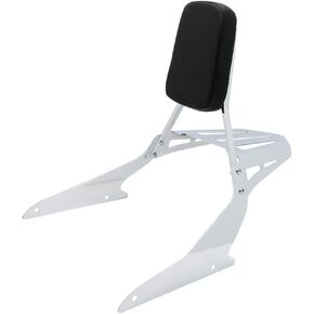 Passenger Backrest Sissy Bar With Luggage Rack Backrest Pad Fit For 2006-2014 SUZUKI BOULEVARD M109R 2007-2009 M109RZ L 2008-2009 M109R2 2011-2012 M109R L Edition 2015-2020 M109R Boss (black)