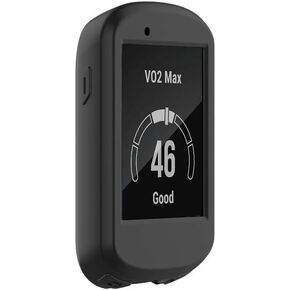 YIN SONG Protective Cover Compatible with Garmin Edge 830 TPU Case (Black+Carabiner)