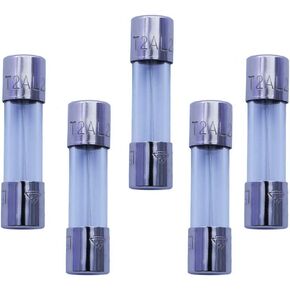 VG_S 5 قطع. من T2AL250V، T2A 250V، T2L250V خرطوشة الزجاج الصمامات 5X20mm، 2A 250V جديد in Kuwait