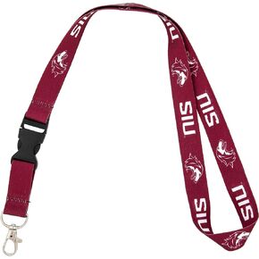 Desert Cactus Southern Illinois University SIU Salukis Car Keys ID Badge Holder Lanyards Keychains Detachable Breakaway Snap Buckle Lanyards (Red)