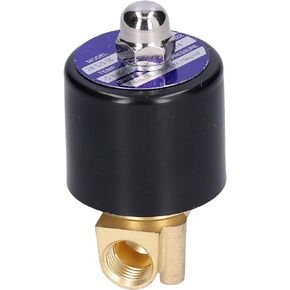 Electric Solenoid Valve, 2W-025-08 Brass Direct Acting Small NC Magnetic Valves for Water for Air for (DC24V)